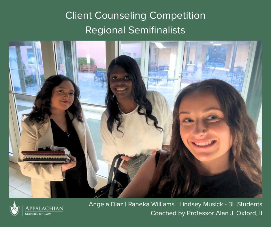 ASL 3L Students Advance to Semifinals in Client Counseling Competition